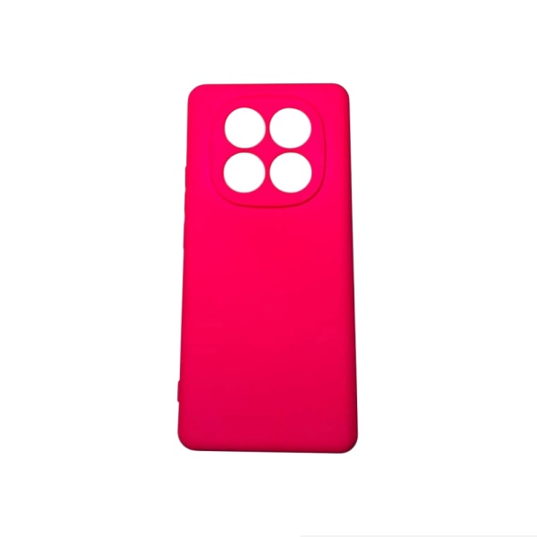 Чехол Silicone Case для Redmi Note 14 Pro+, светло-розовый